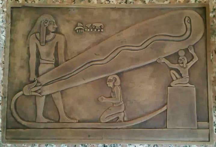 Replik, "Glühbirne von Dendera" Altes Ägypten